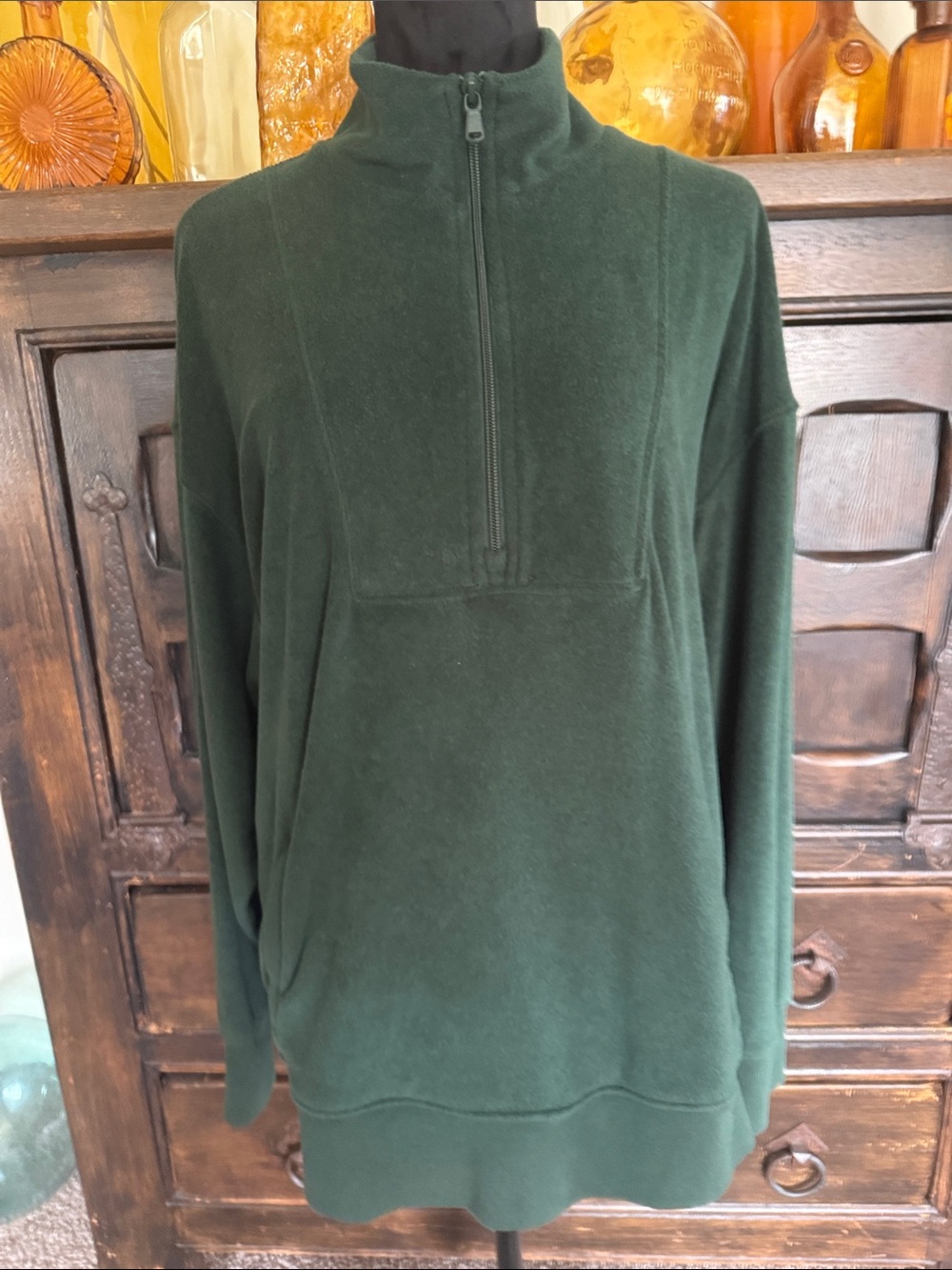Offline by aerie Quarter-Zip Terry Pullover